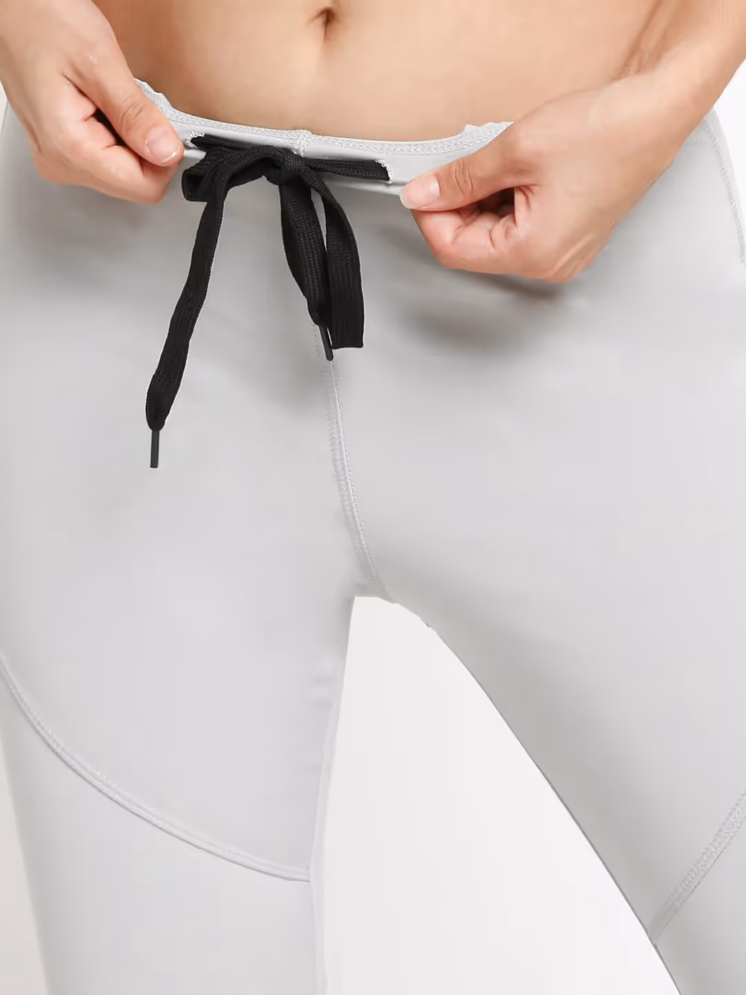 Grey Side Slit Flare Pants  image 5
