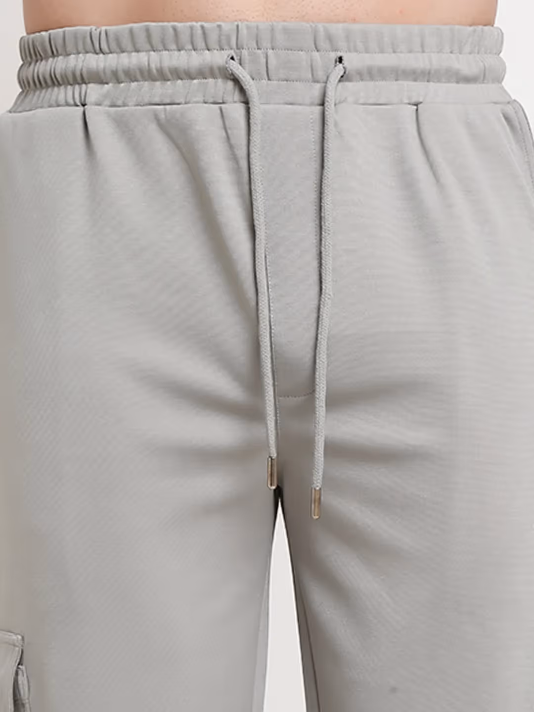 Grey Slim Fit Cargo Pants image 5