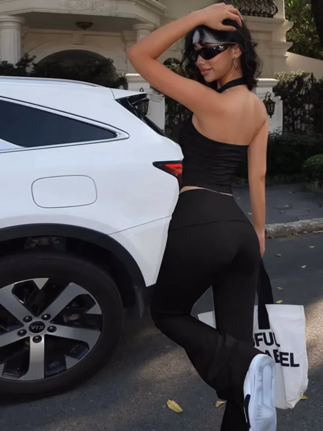 Halter Neck Top and Flare Pants image 4