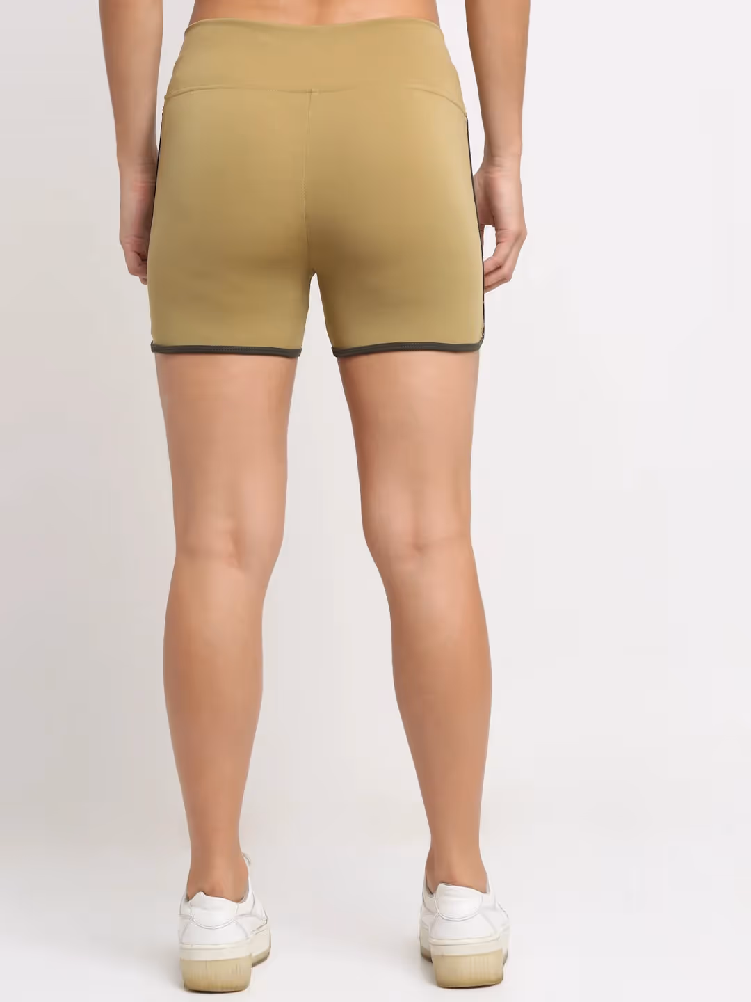 Khaki Active Running Shorts image 2