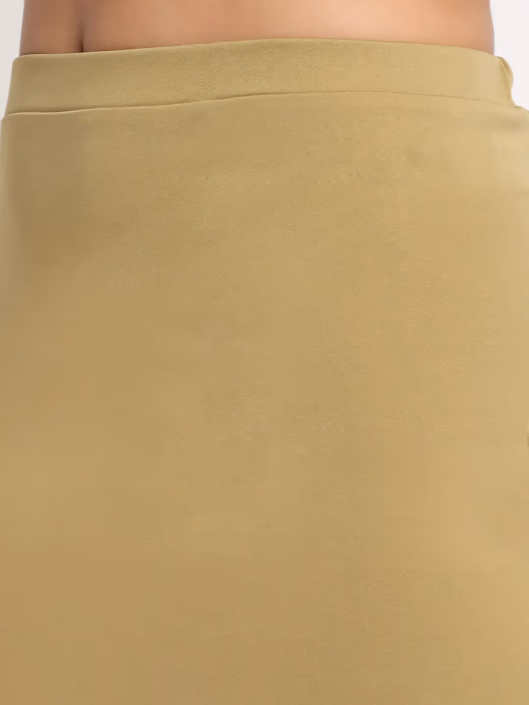 Khaki High-Rise Mini Side Slit Skirt  image 4
