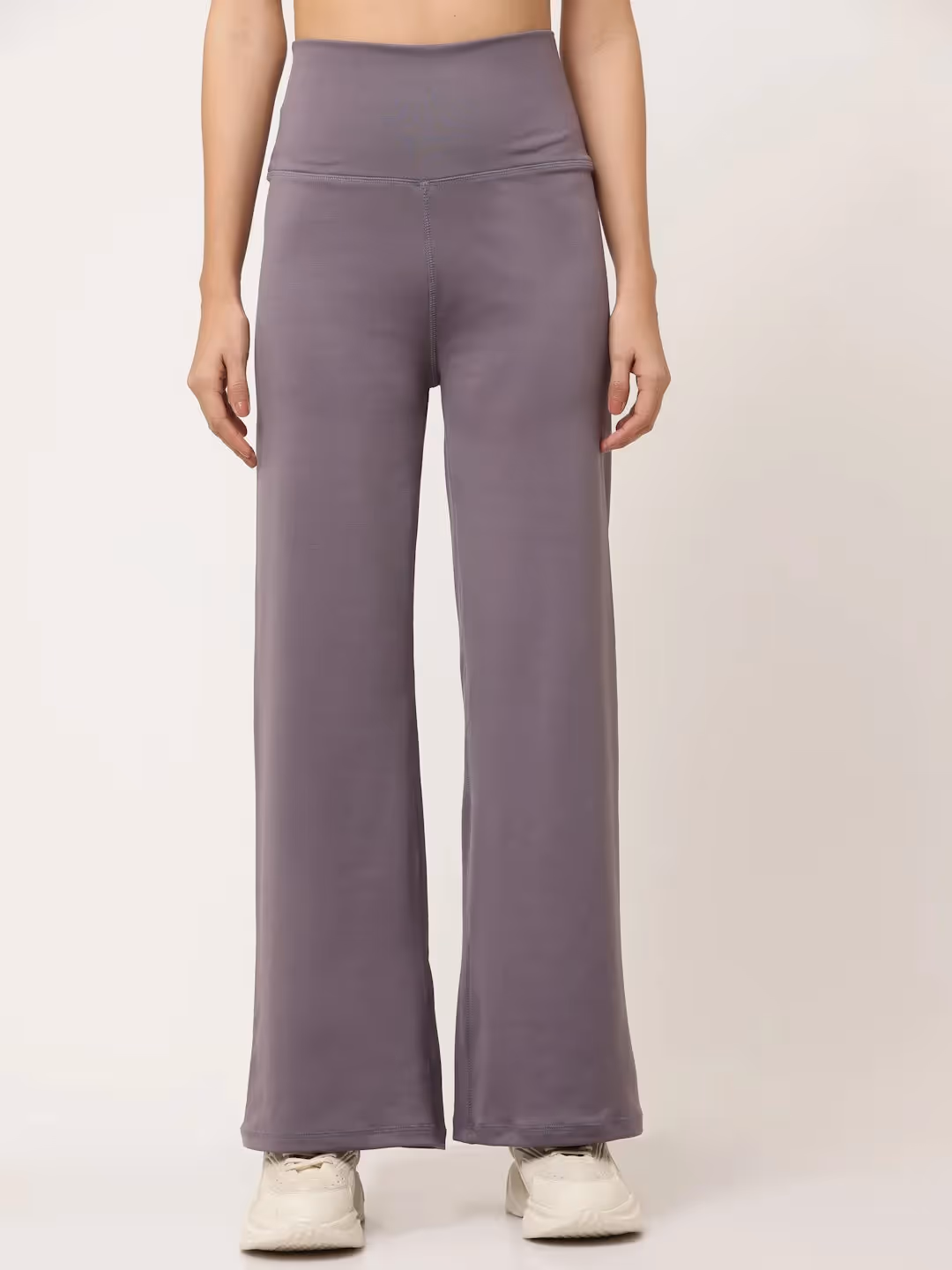 Lavender Flared High Rise Full Length Yoga Pants image 2