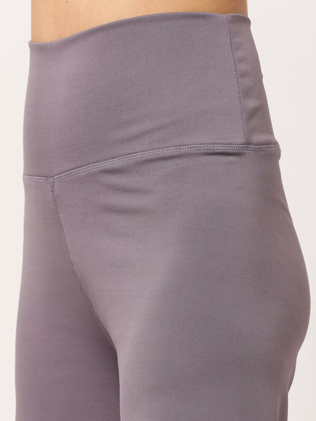 Lavender Flared High Rise Full Length Yoga Pants image 5