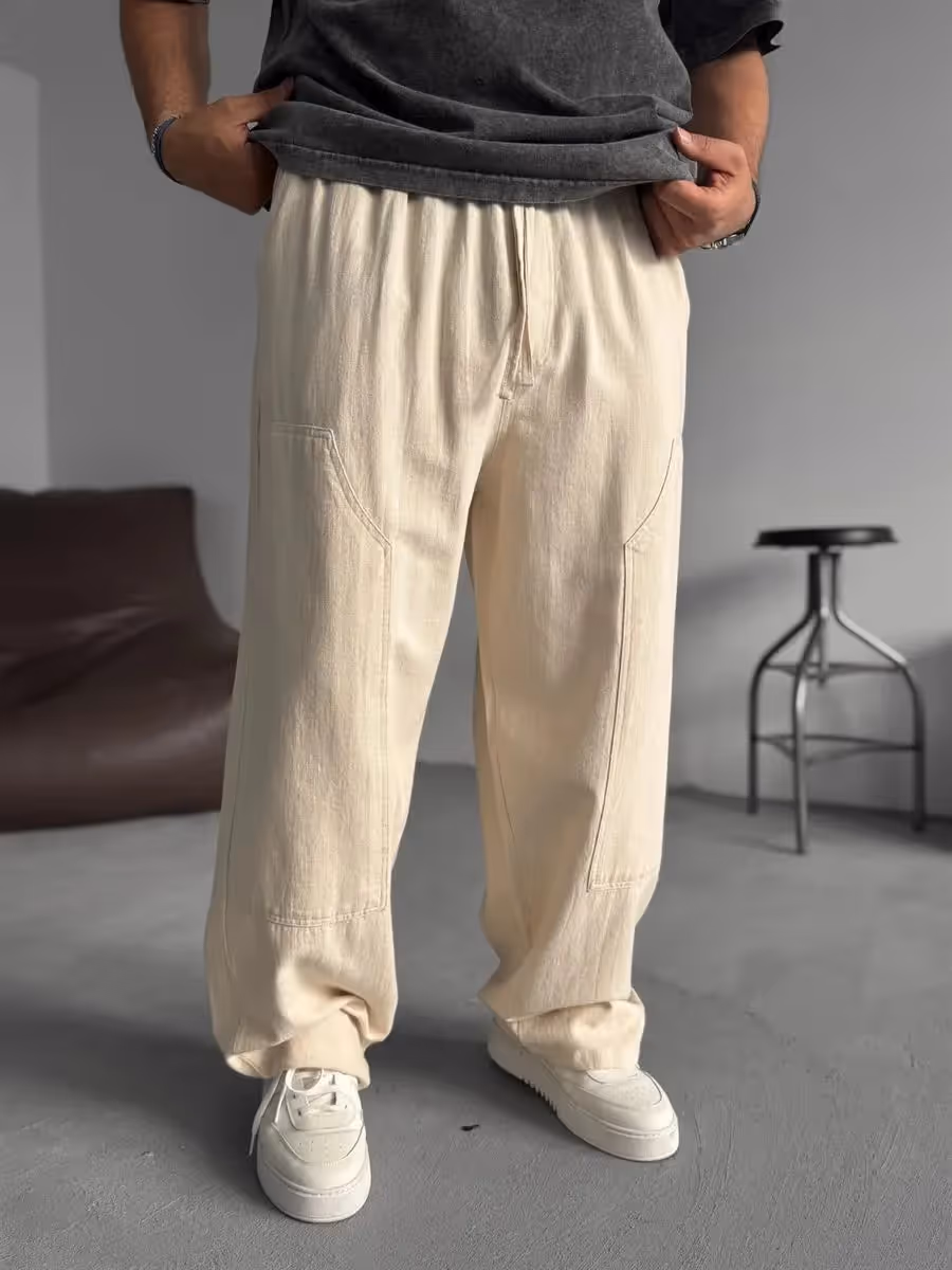 Linen Carpenter Pants image 1