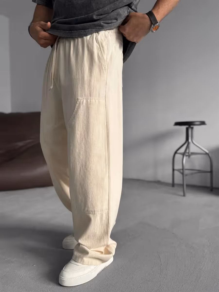 Linen Carpenter Pants image 2