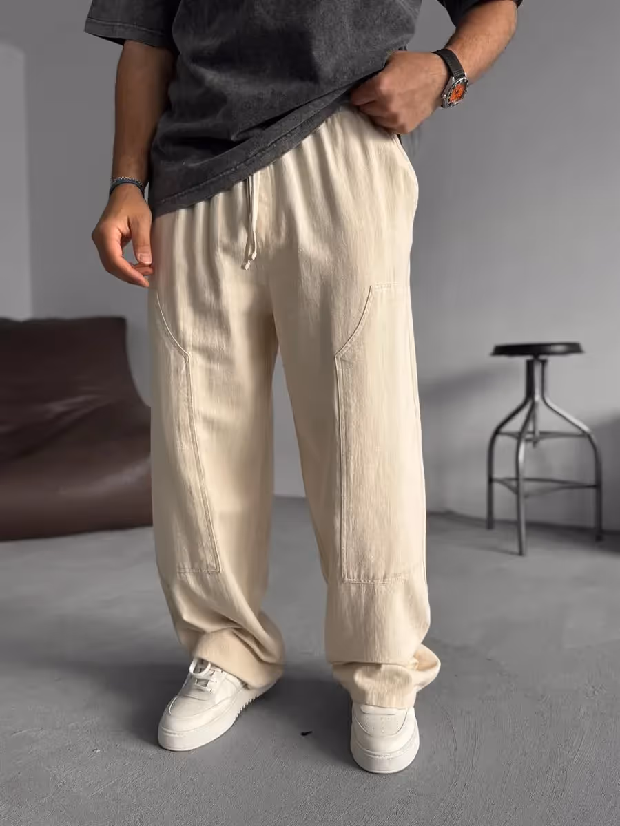 Linen Carpenter Pants image 5