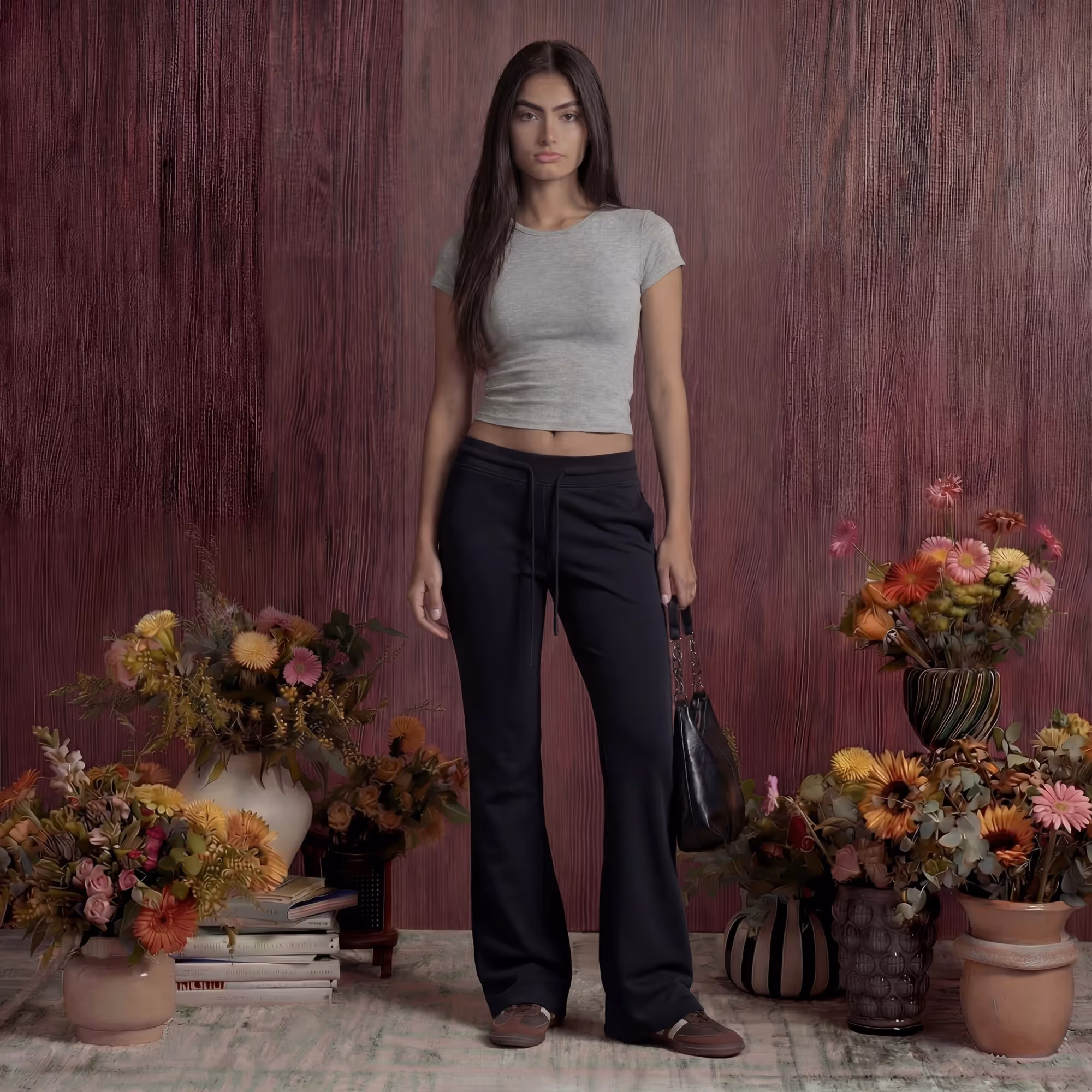 Low Rise Flared Sweatpants  image 7