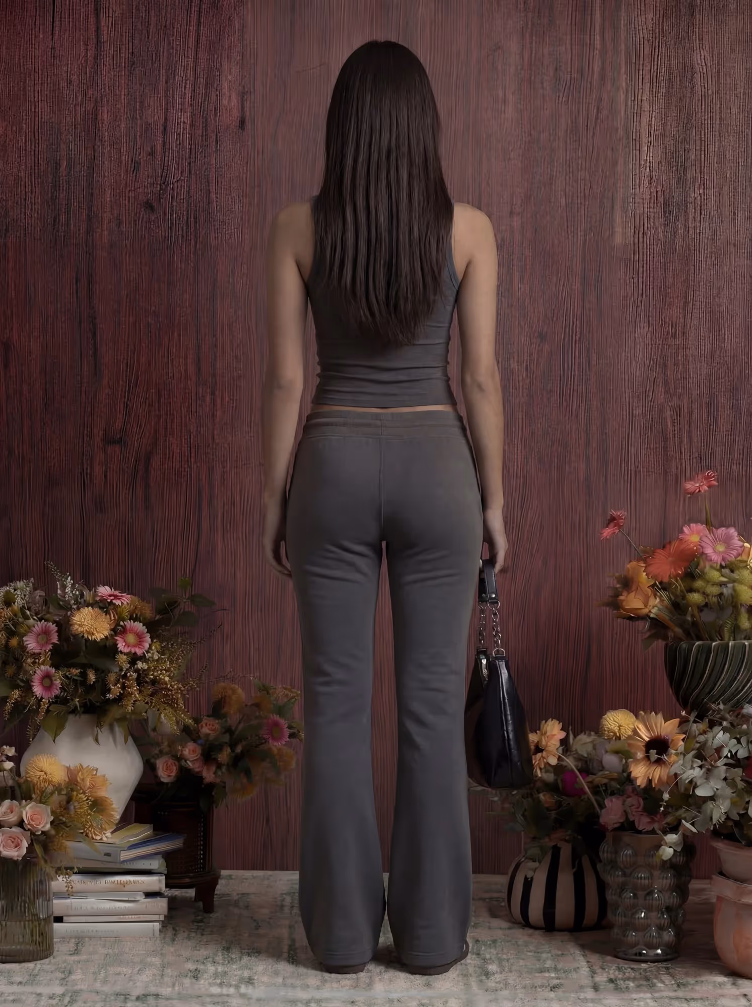 Low Rise Flared Sweatpants image 1