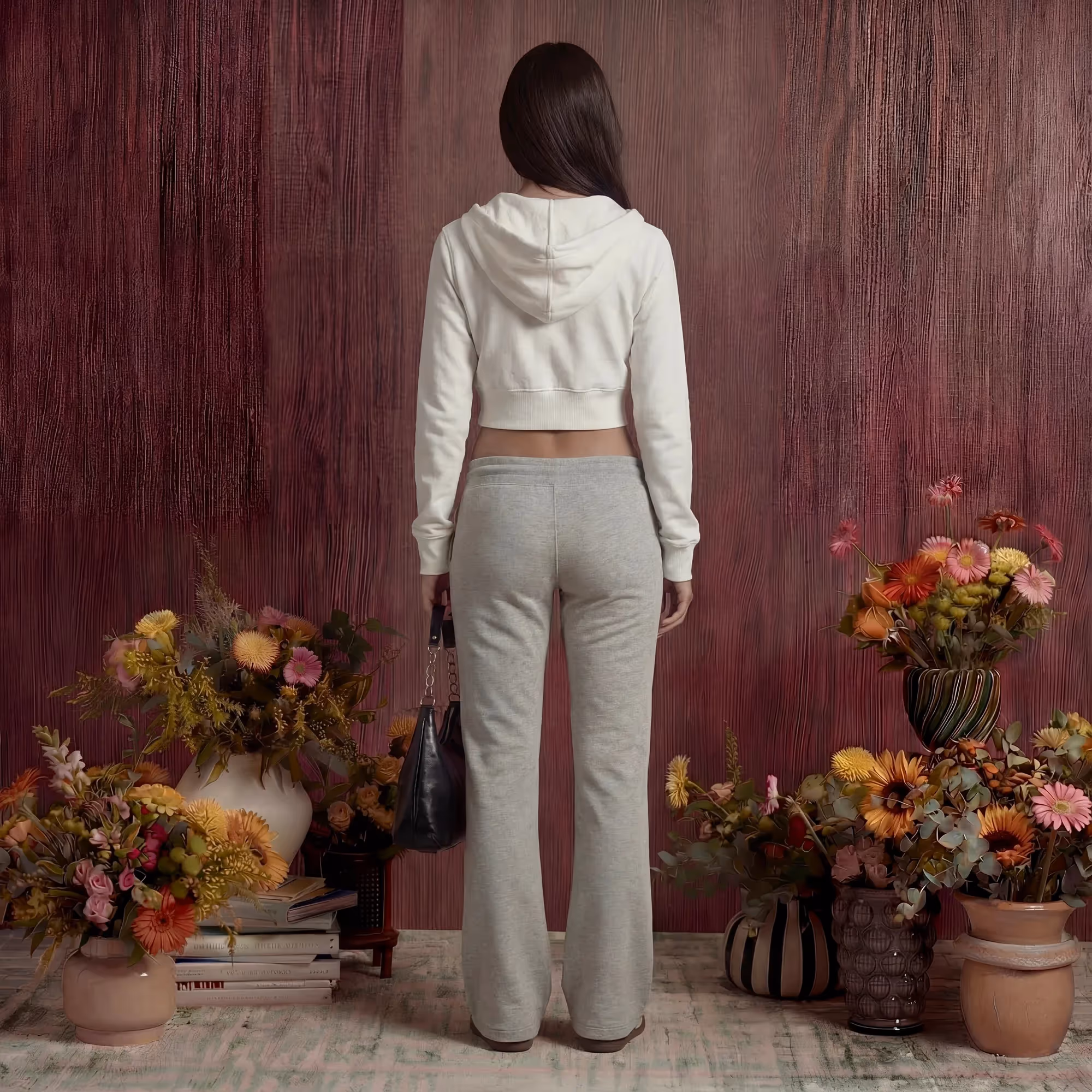 Low Rise Flared Sweatpants  image 4