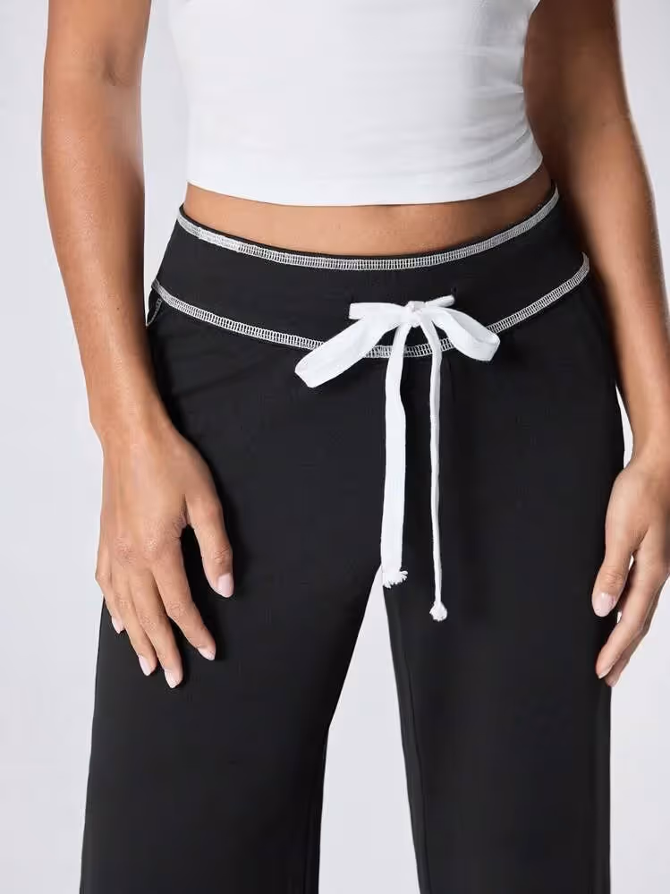 Low Waist Stitch Pants  image 3