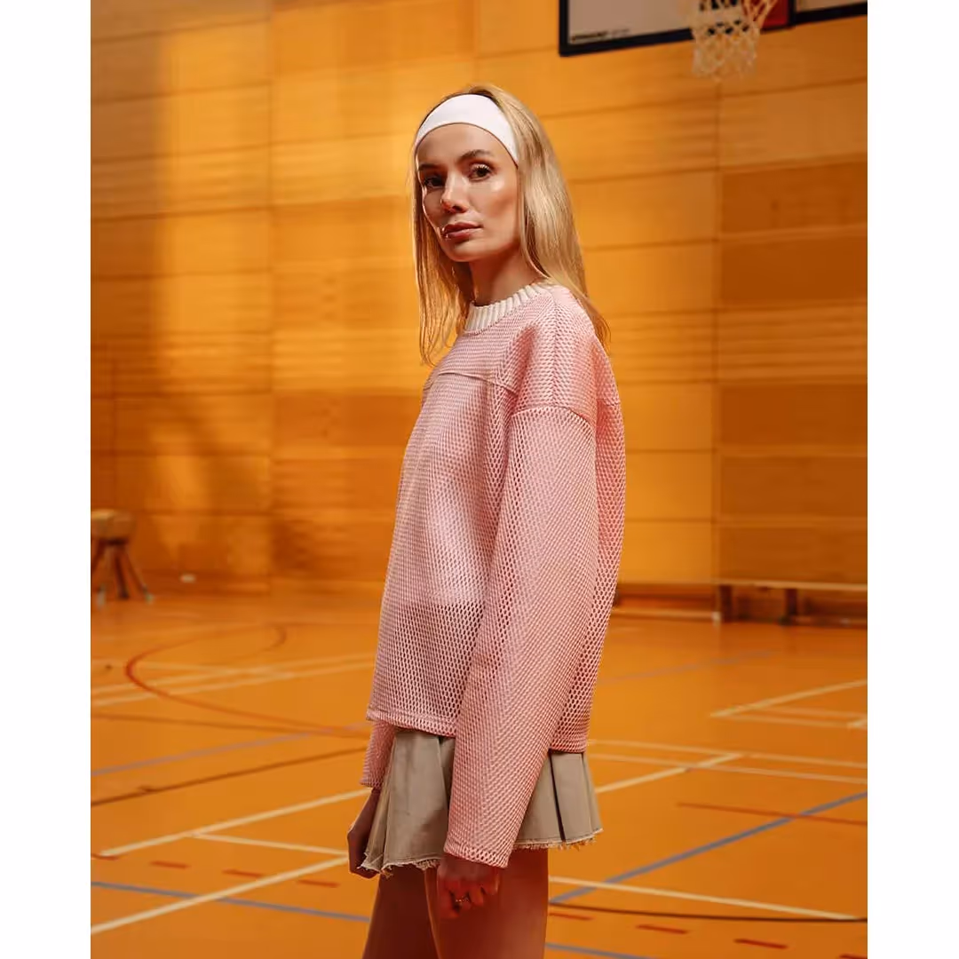 Mesh Long Sleeve Shirt  image 11
