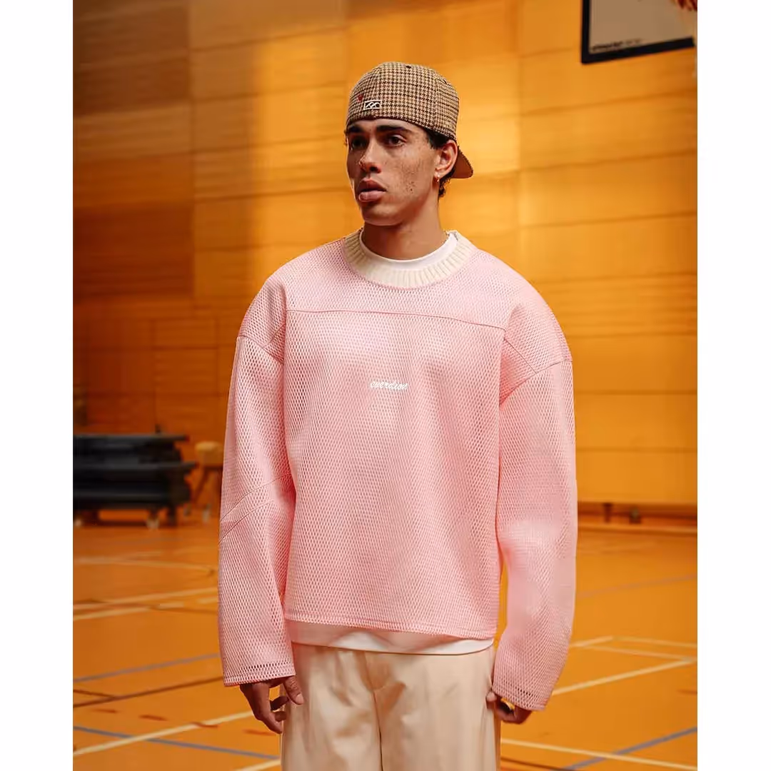 Mesh Long Sleeve Shirt  image 8