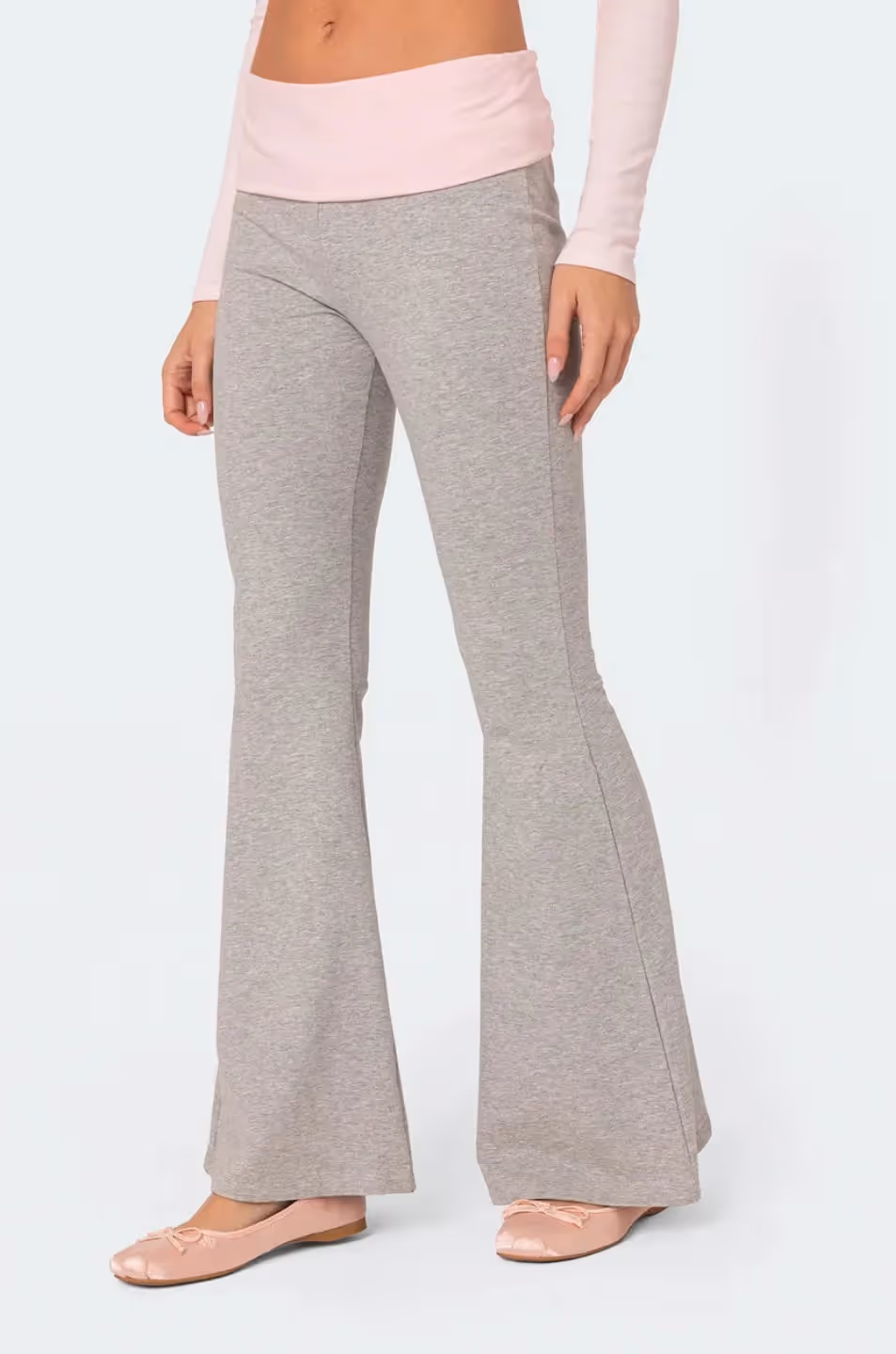 Molly Contrast Flared Leggings image 1