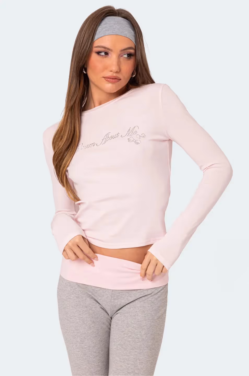 Molly Rhinestone Top & Flare Legging Set image 2