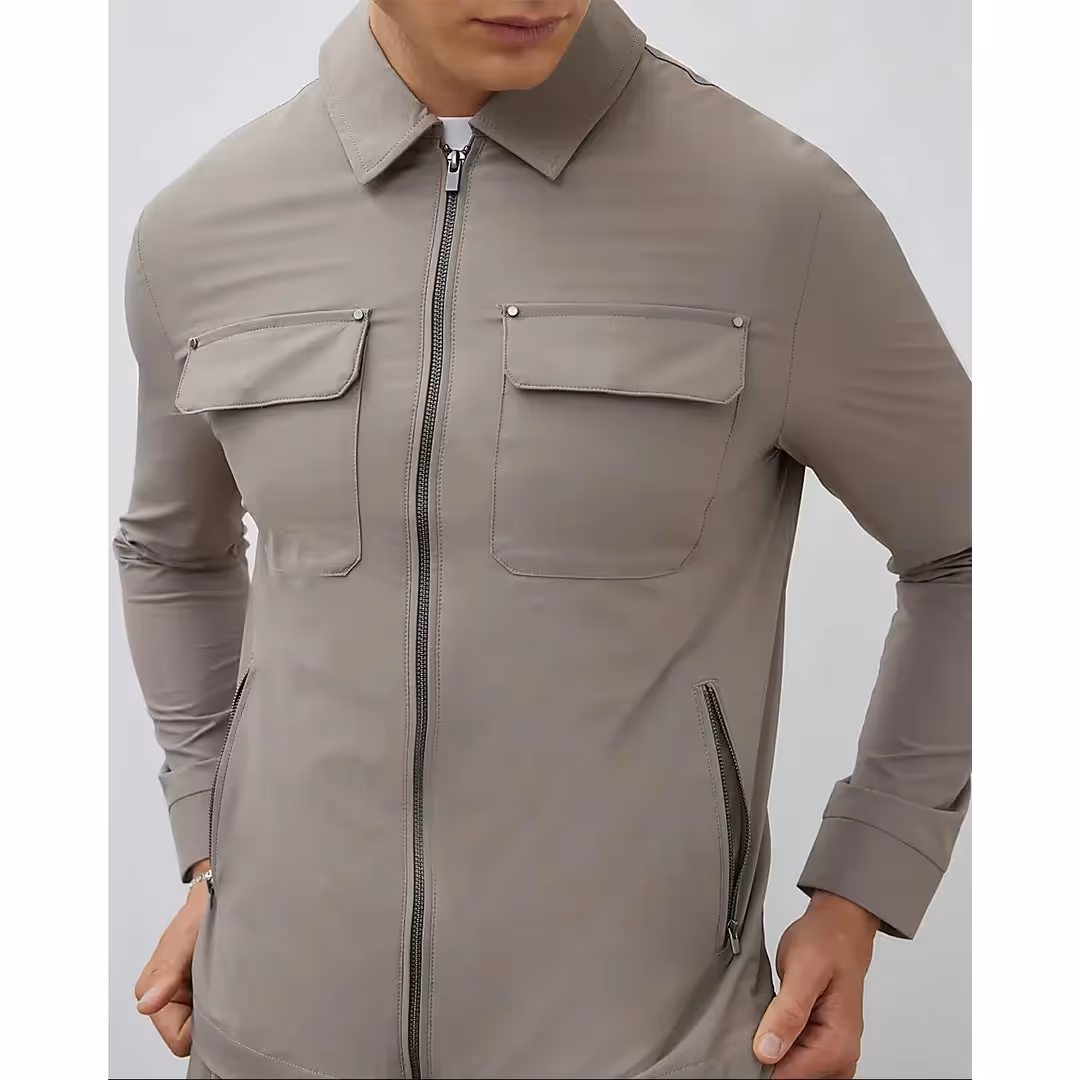 Muscle Fit Shacket And Cargo image 5