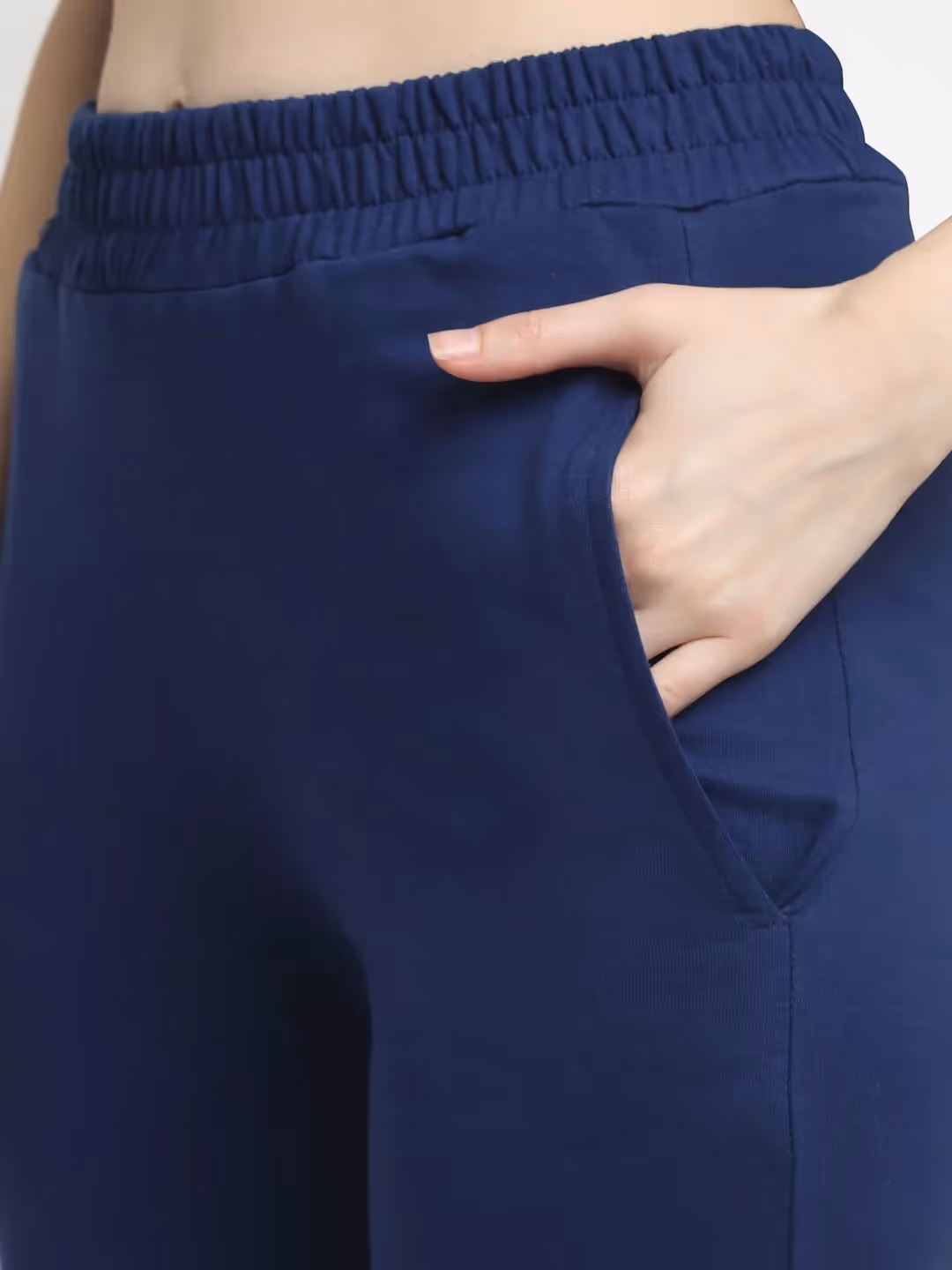 Navy Blue Flared Track Pants  image 5