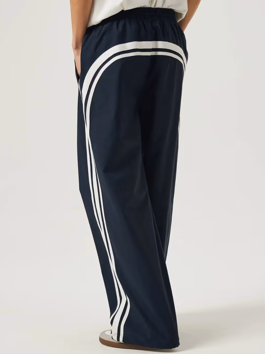 Navy Blue Race Track Pants  image 2