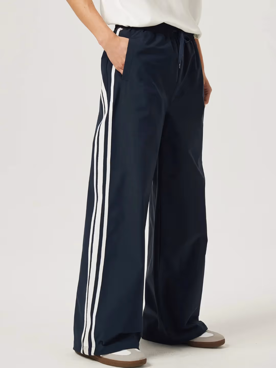 Navy Blue Race Track Pants  image 6