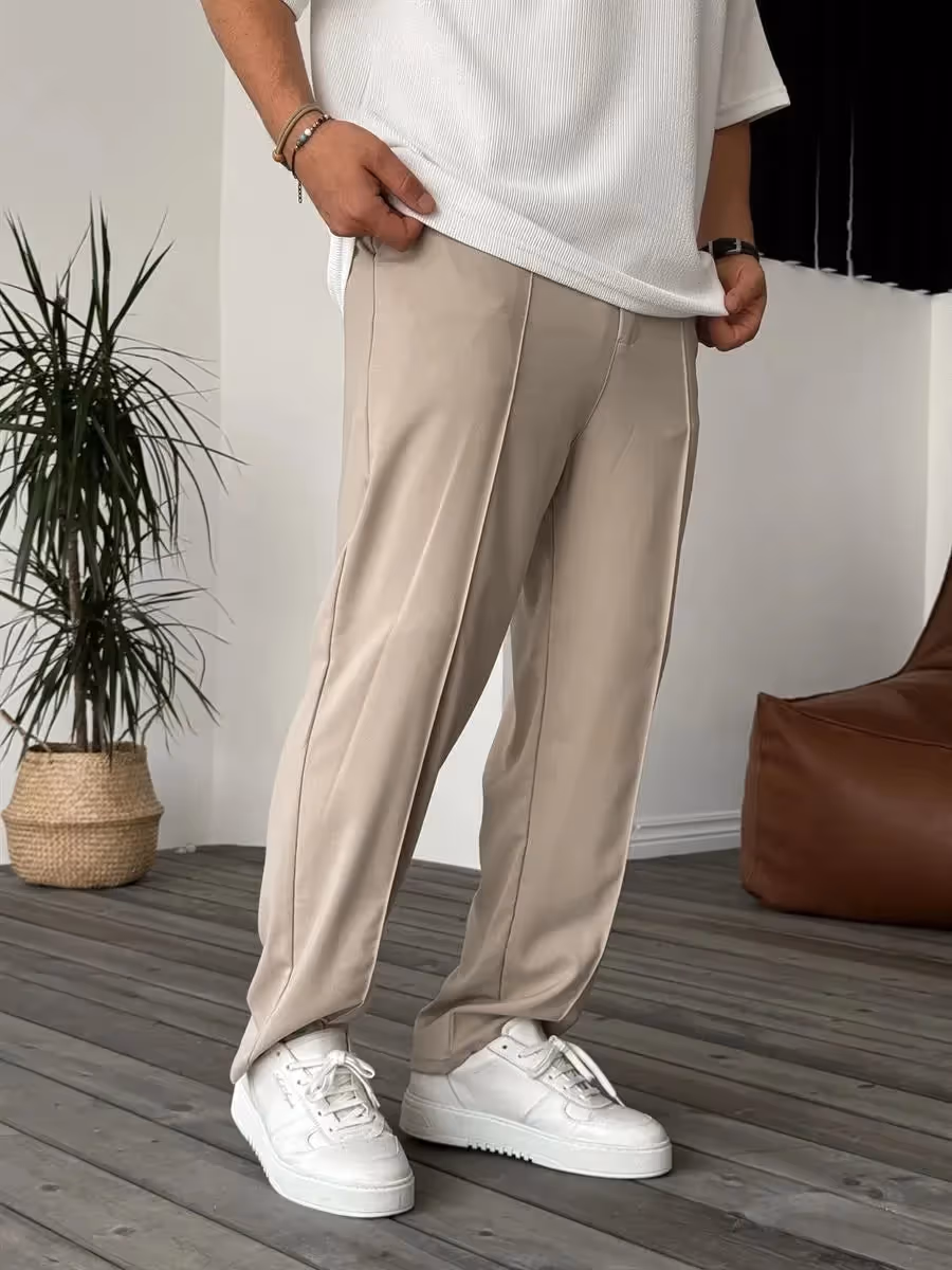 Office Straight Fit Pants image 11