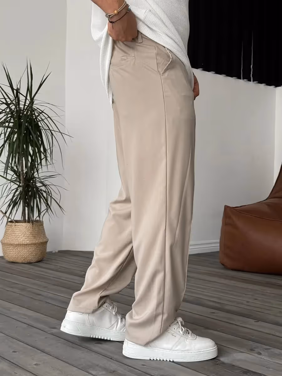 Office Straight Fit Pants image 12