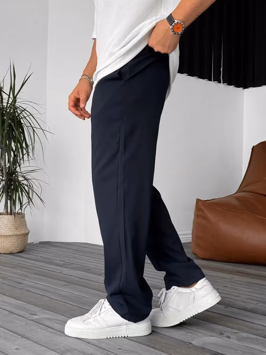 Office Straight Fit Pants image 16