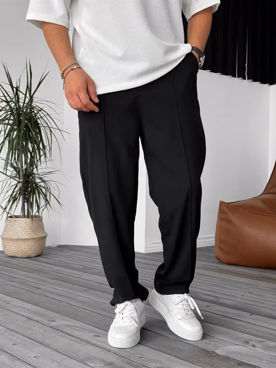 Office Straight Fit Pants image 2