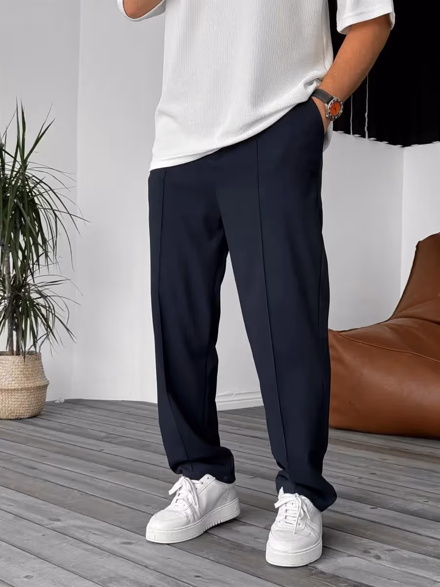 Office Straight Fit Pants image 3