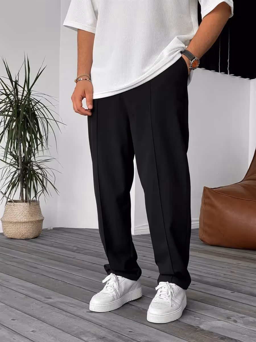Office Straight Fit Pants image 4