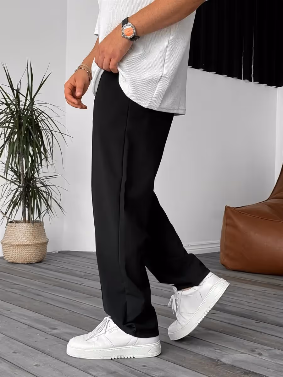 Office Straight Fit Pants image 7