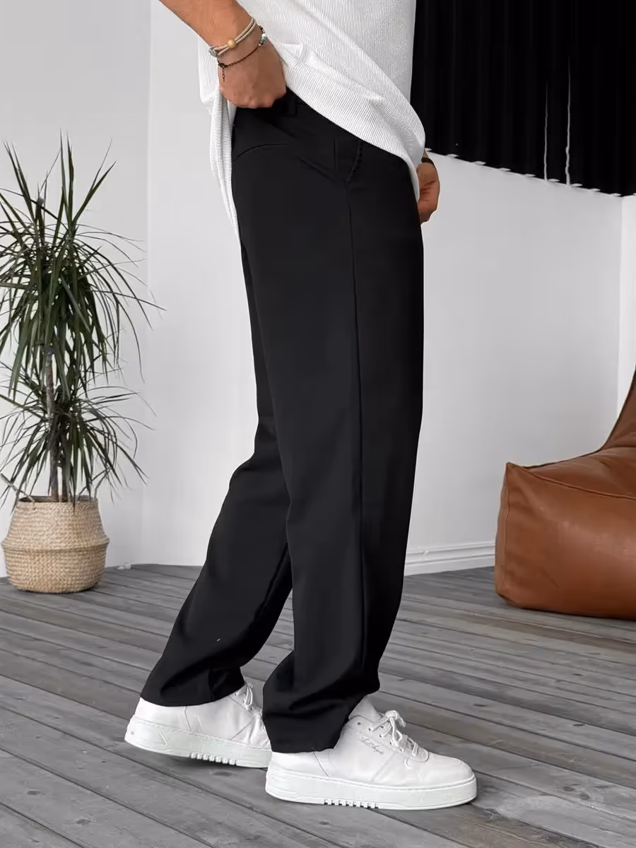 Office Straight Fit Pants image 8
