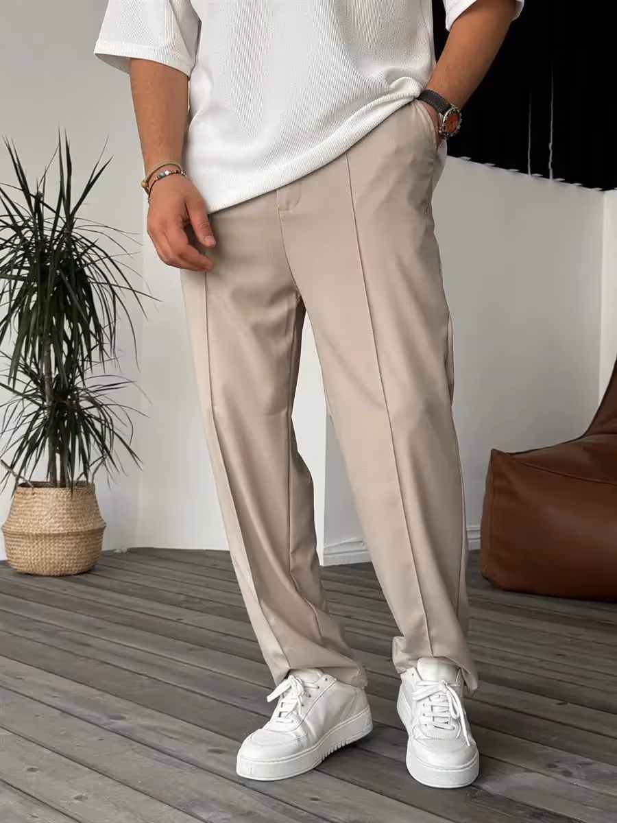 Office Straight Fit Pants image 9