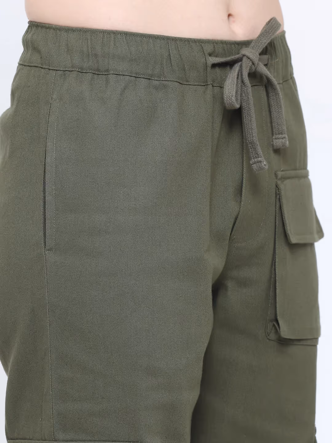 Olive Utility Cargo Pants image 5