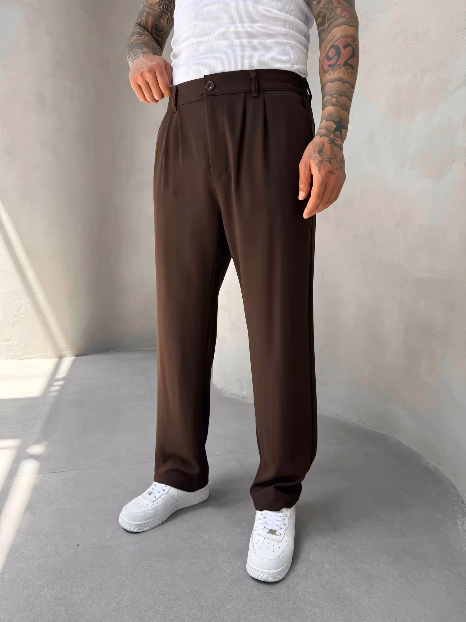 Pleated Office Pants image 1
