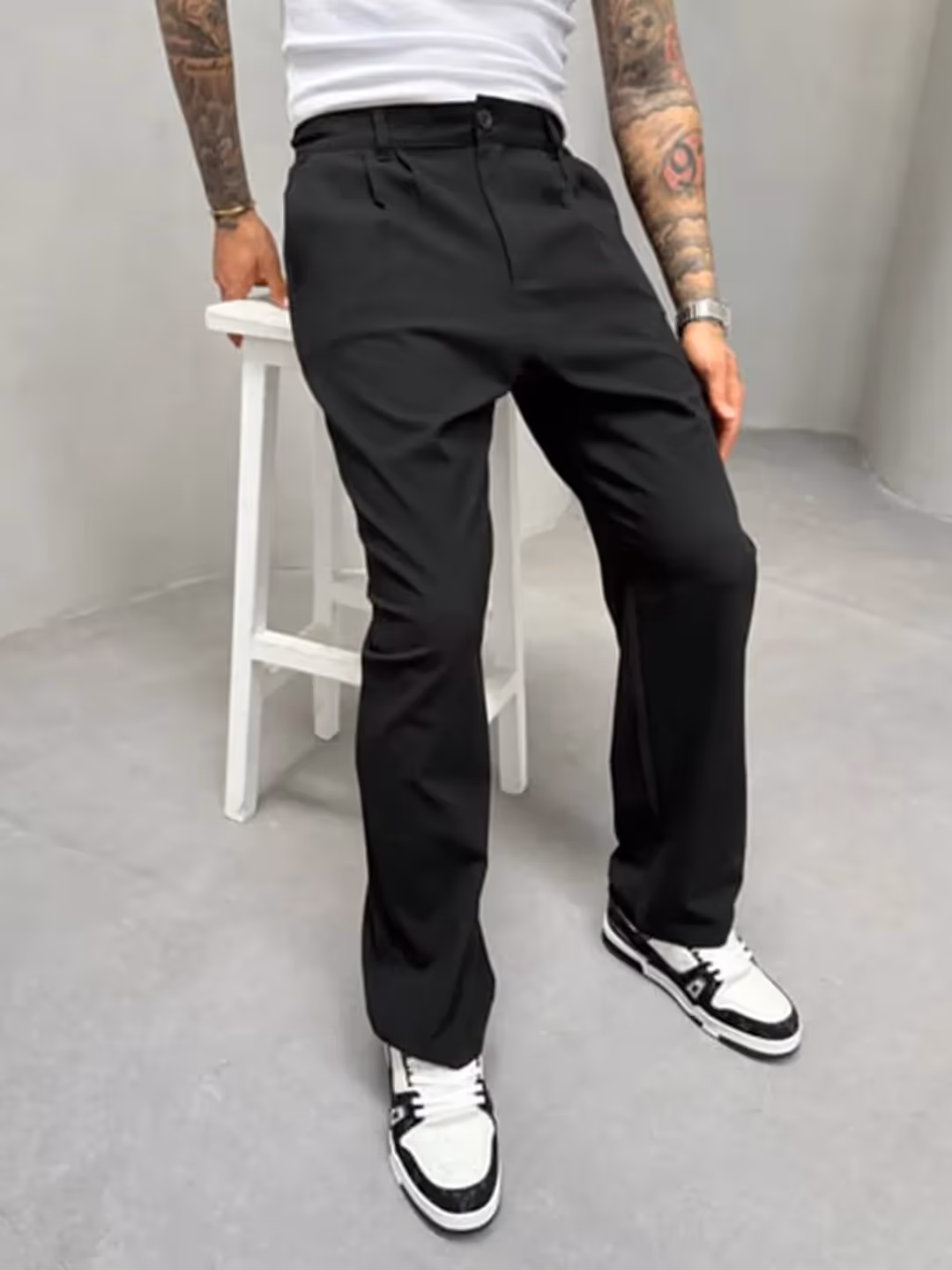 Pleated Office Pants image 10