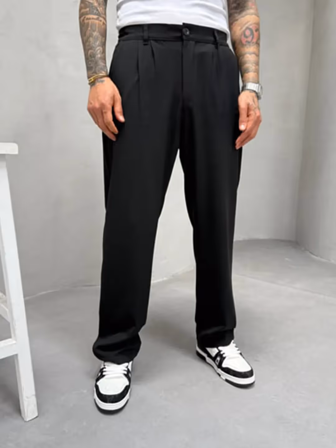 Pleated Office Pants image 11