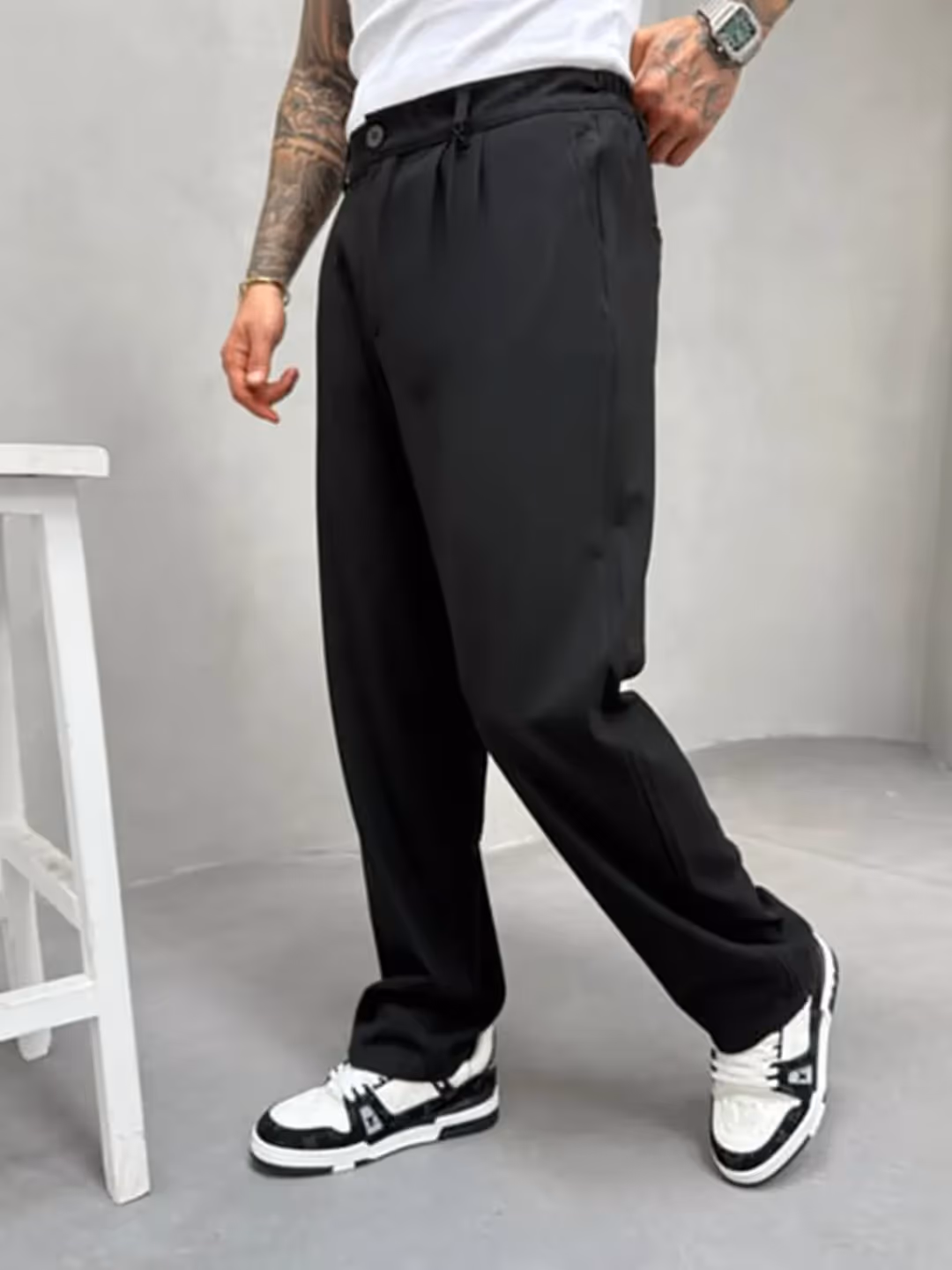 Pleated Office Pants image 12