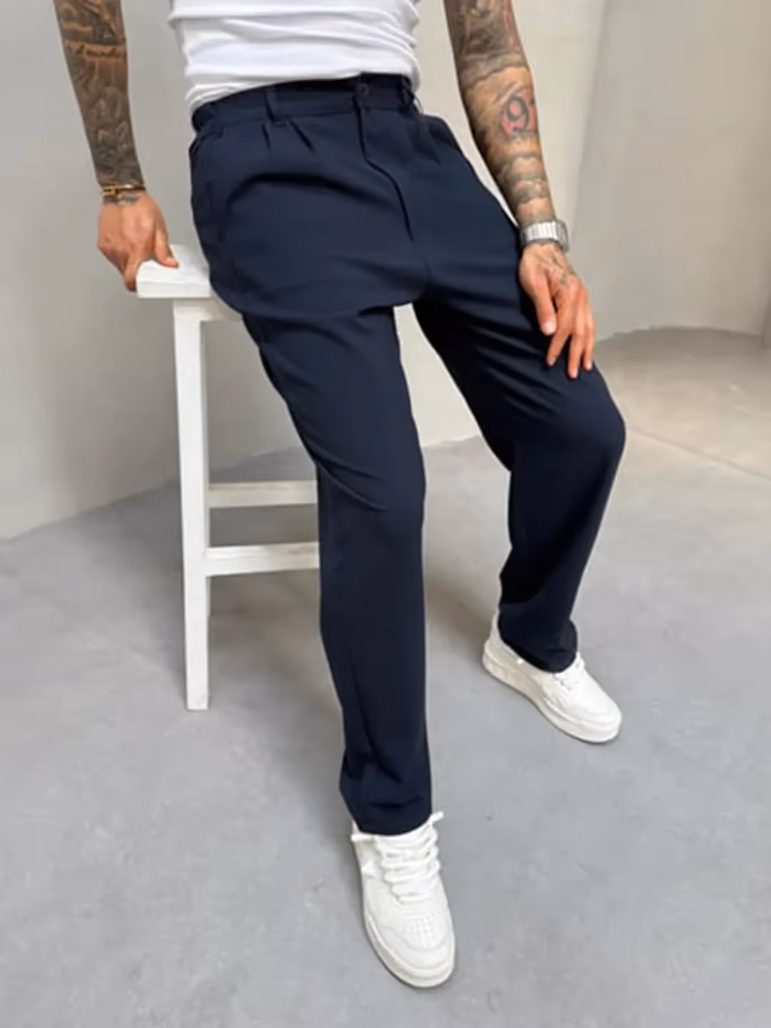 Pleated Office Pants image 14