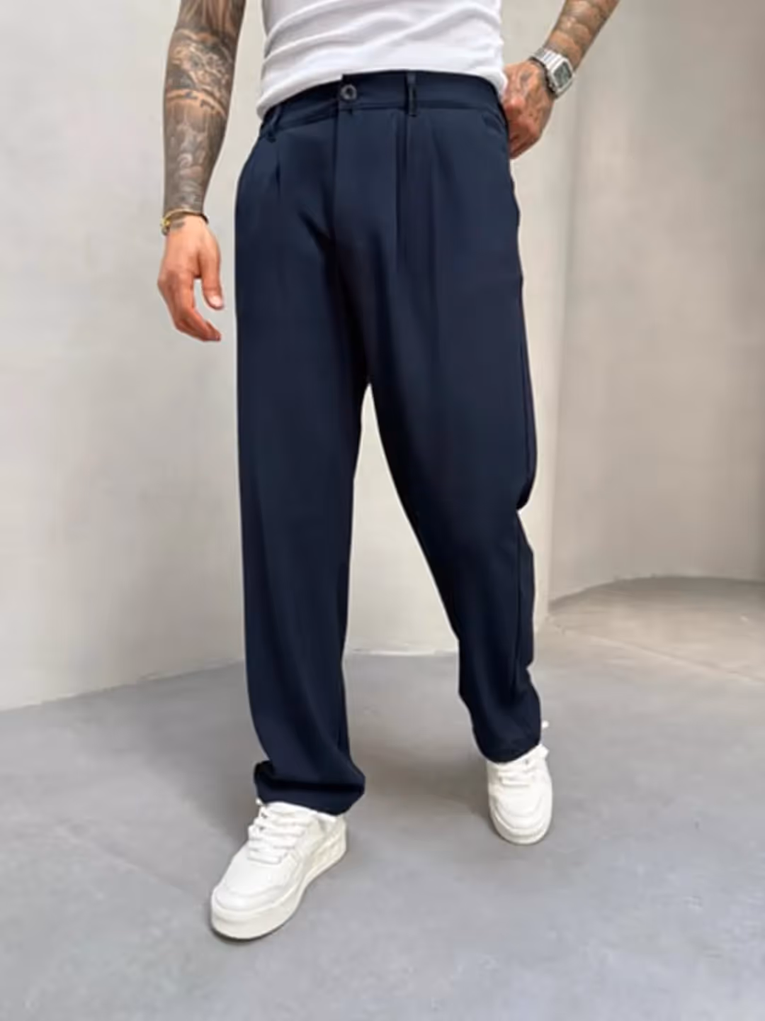Pleated Office Pants image 15