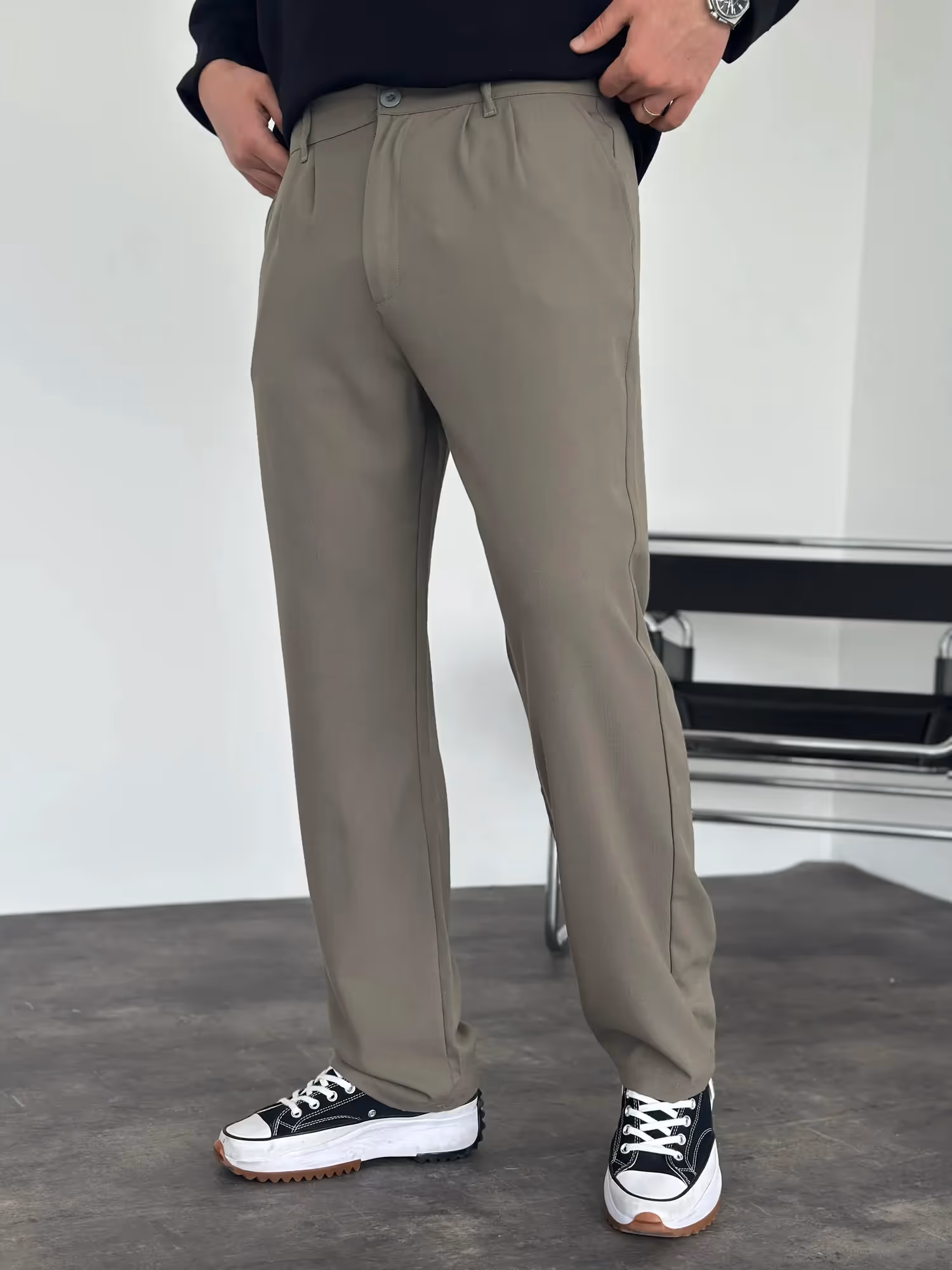 Pleated Office Pants image 4