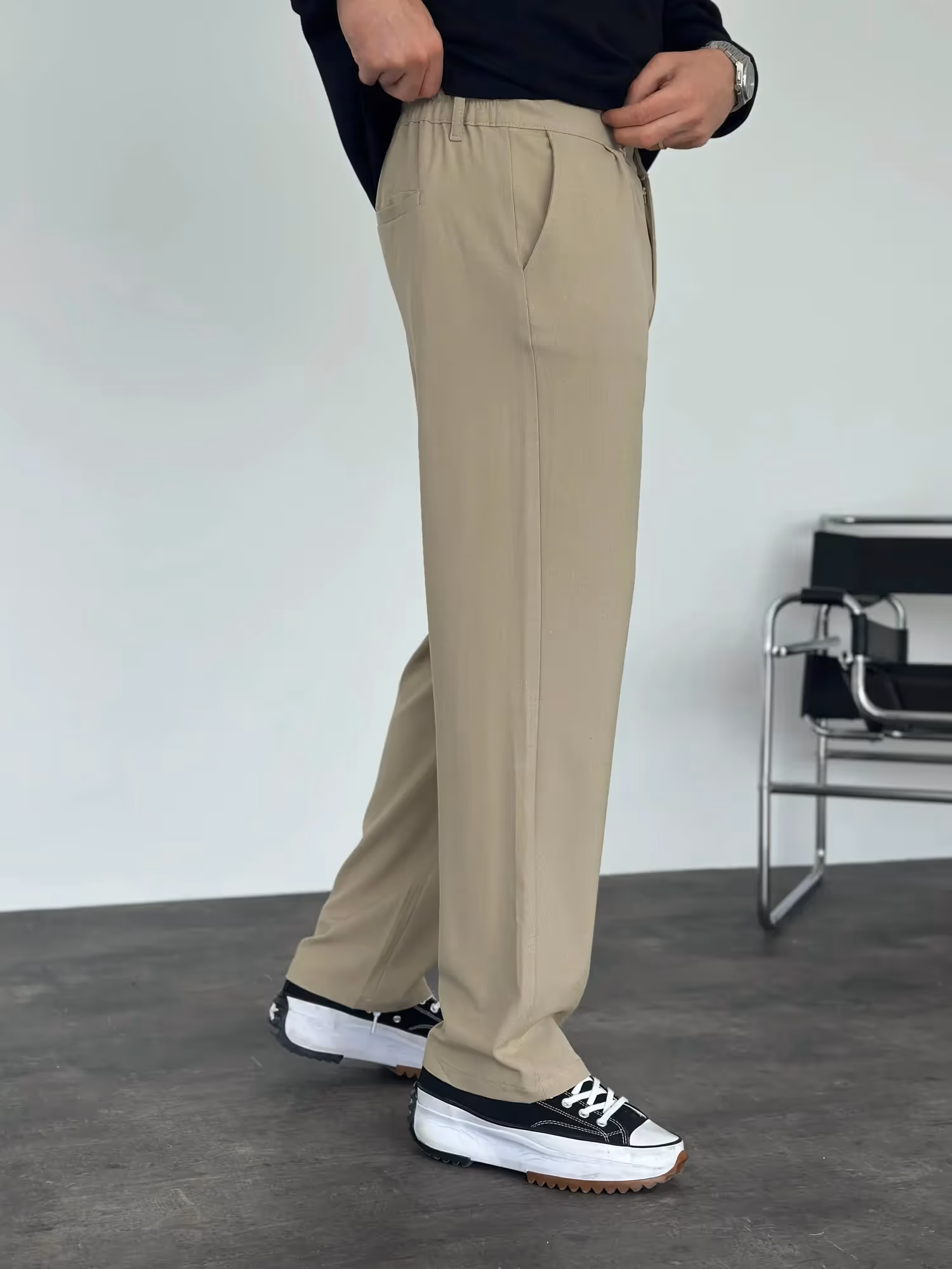 Pleated Office Pants image 8