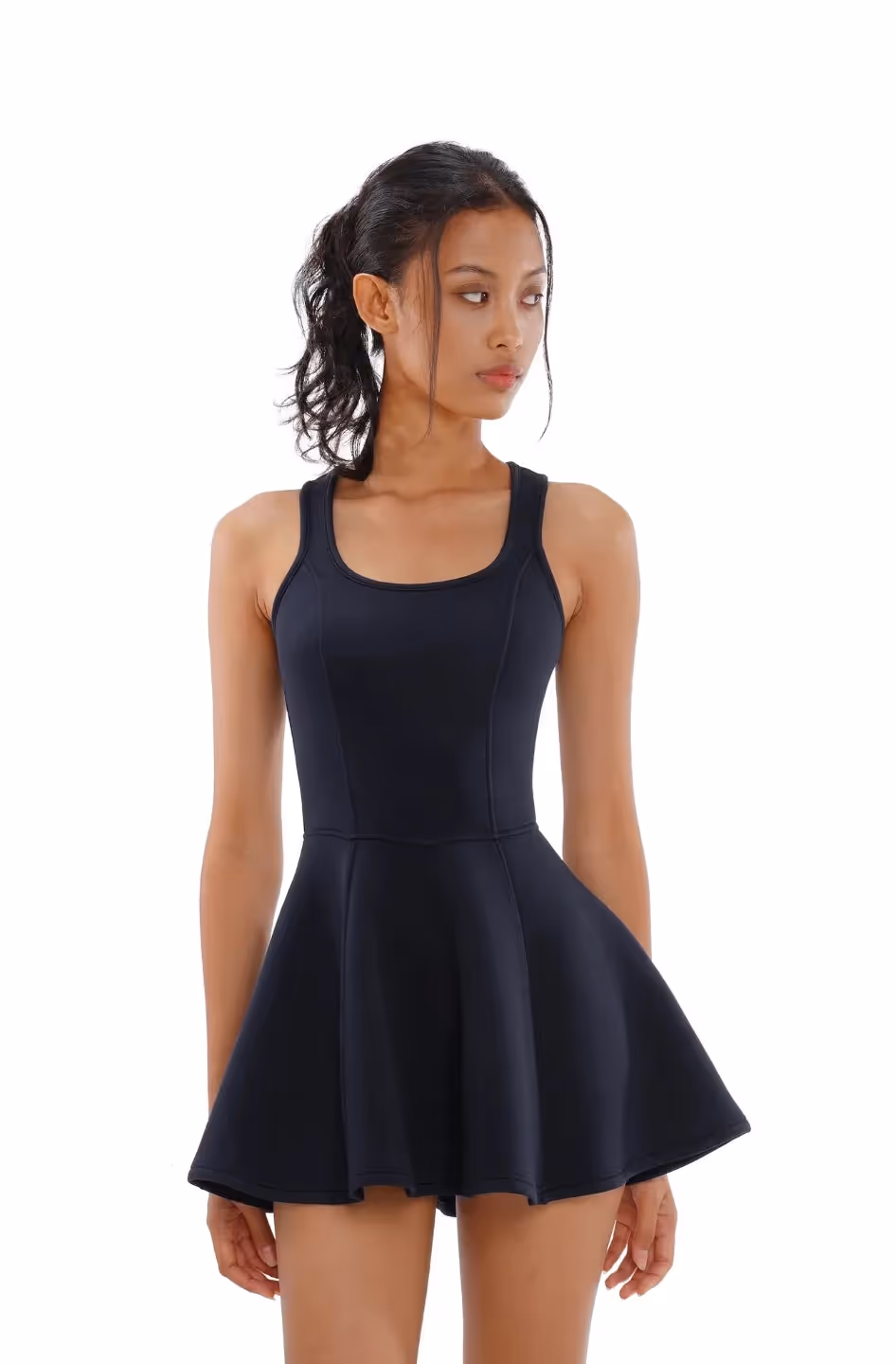 Pleated Scuba Tennis Dress image 1