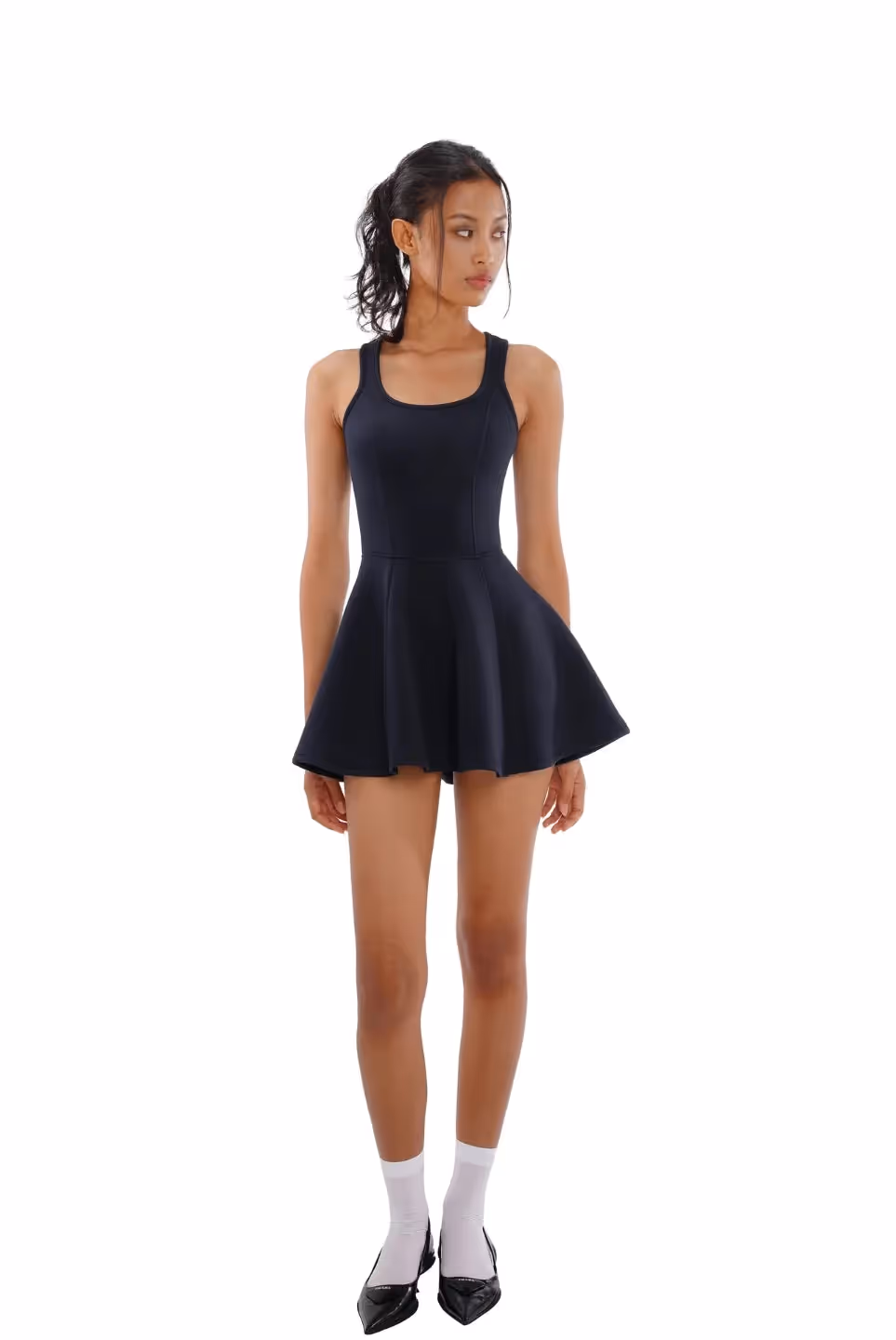 Pleated Scuba Tennis Dress image 3