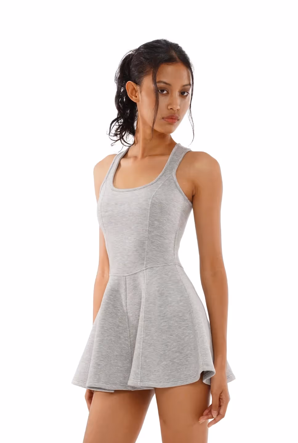 Pleated Scuba Tennis Dress image 5