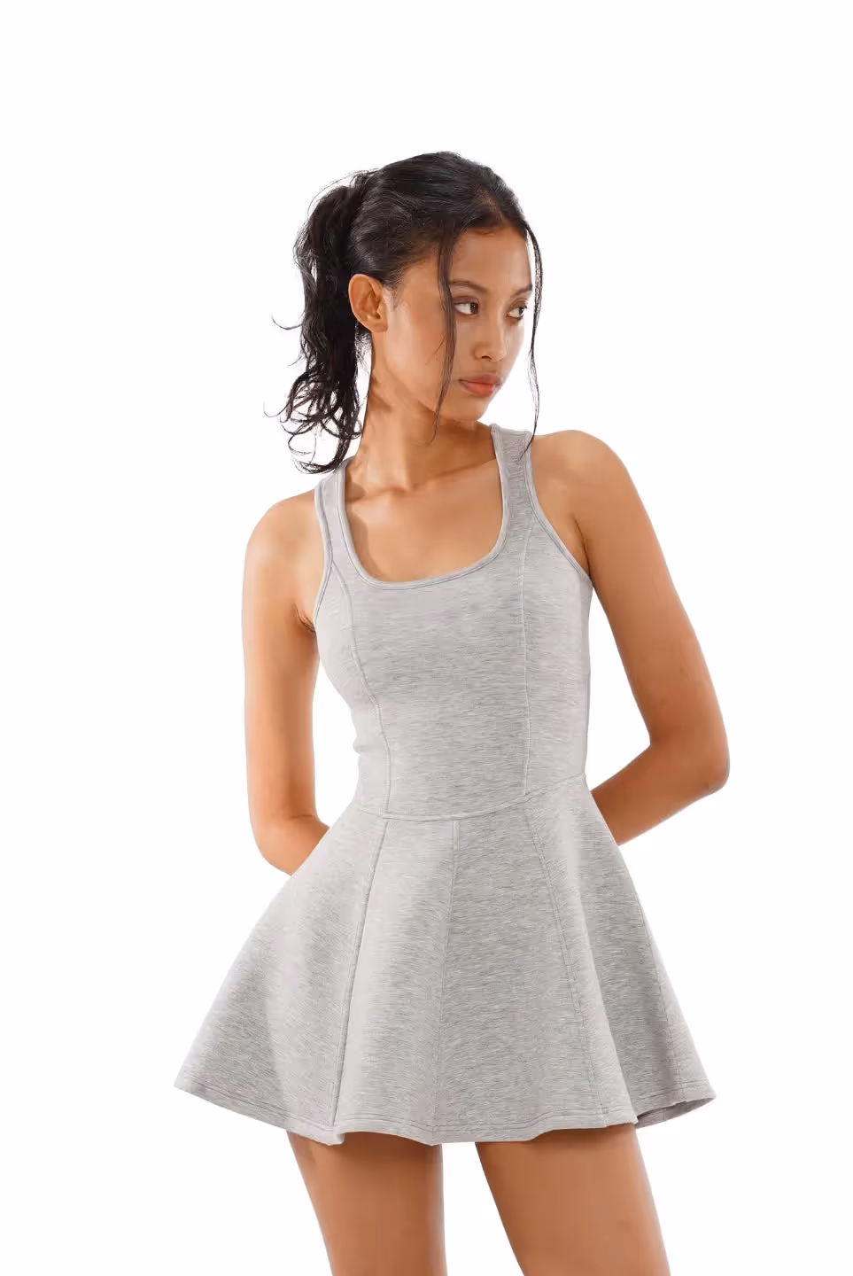 Pleated Scuba Tennis Dress image 6