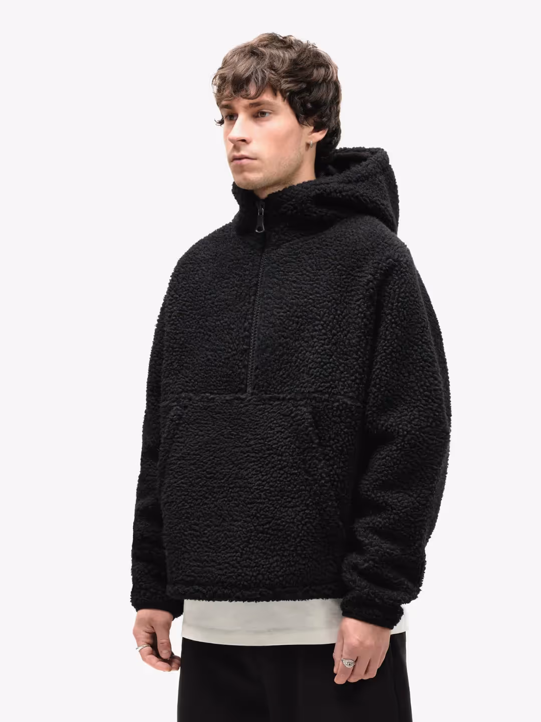 Polar Fleece Half-Zip Hoodie  image 3