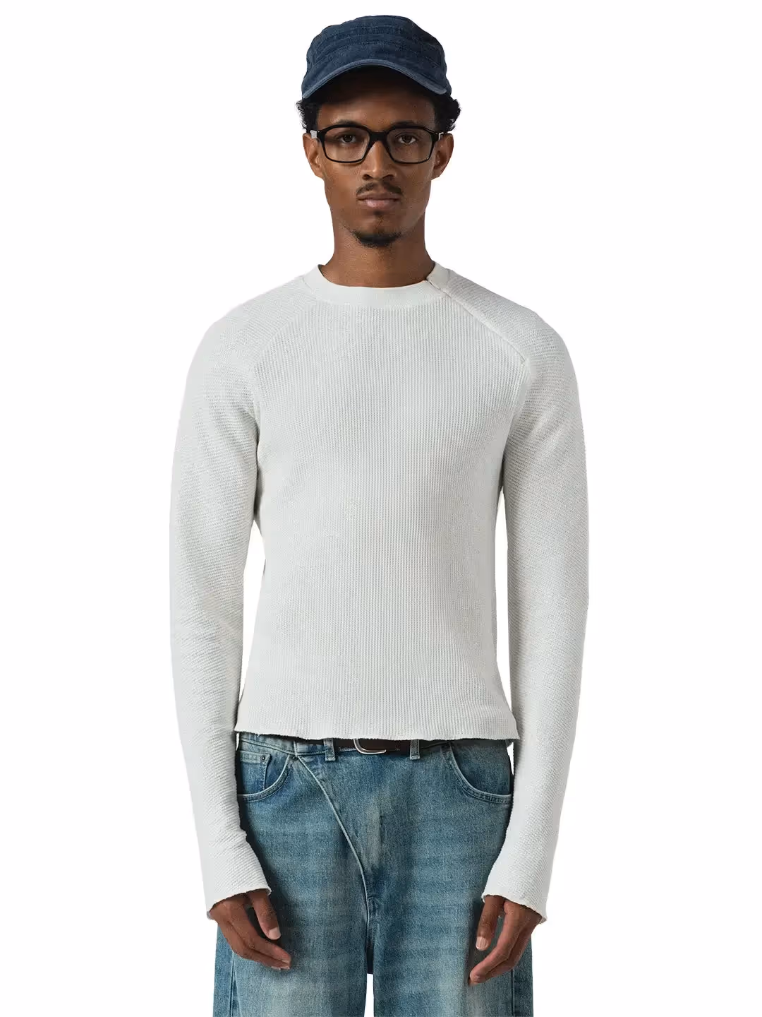 Relief Waffle Knit Tee image 1