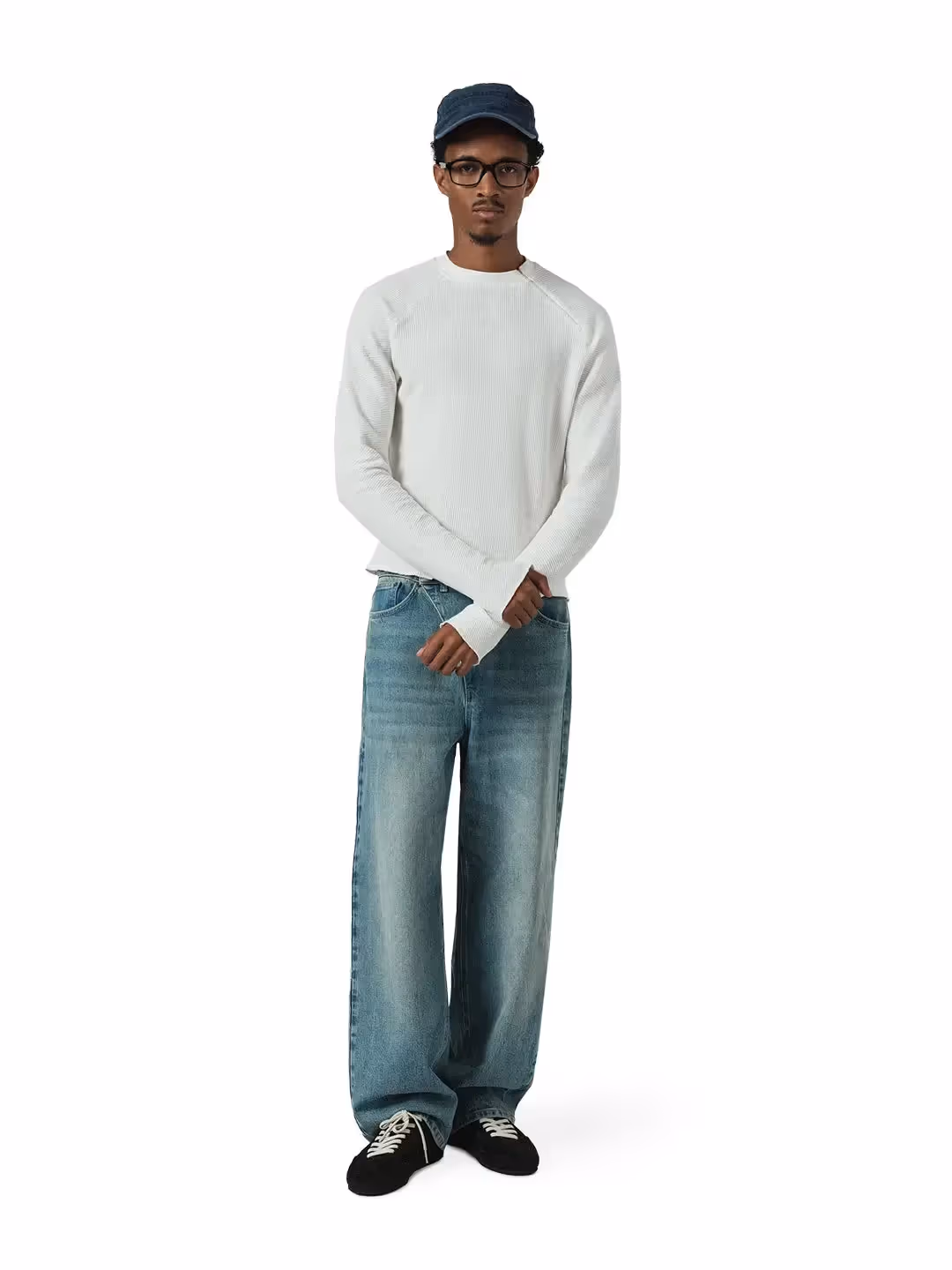 Relief Waffle Knit Tee  image 2