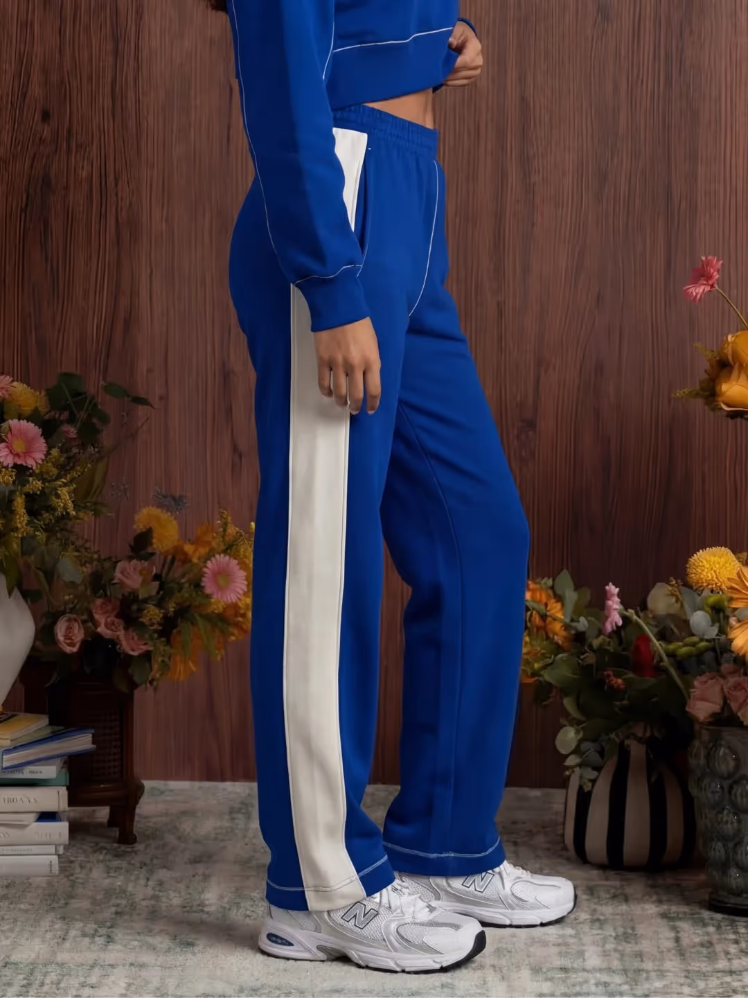 Royal Blue Straight Leg Sweatpants image 2