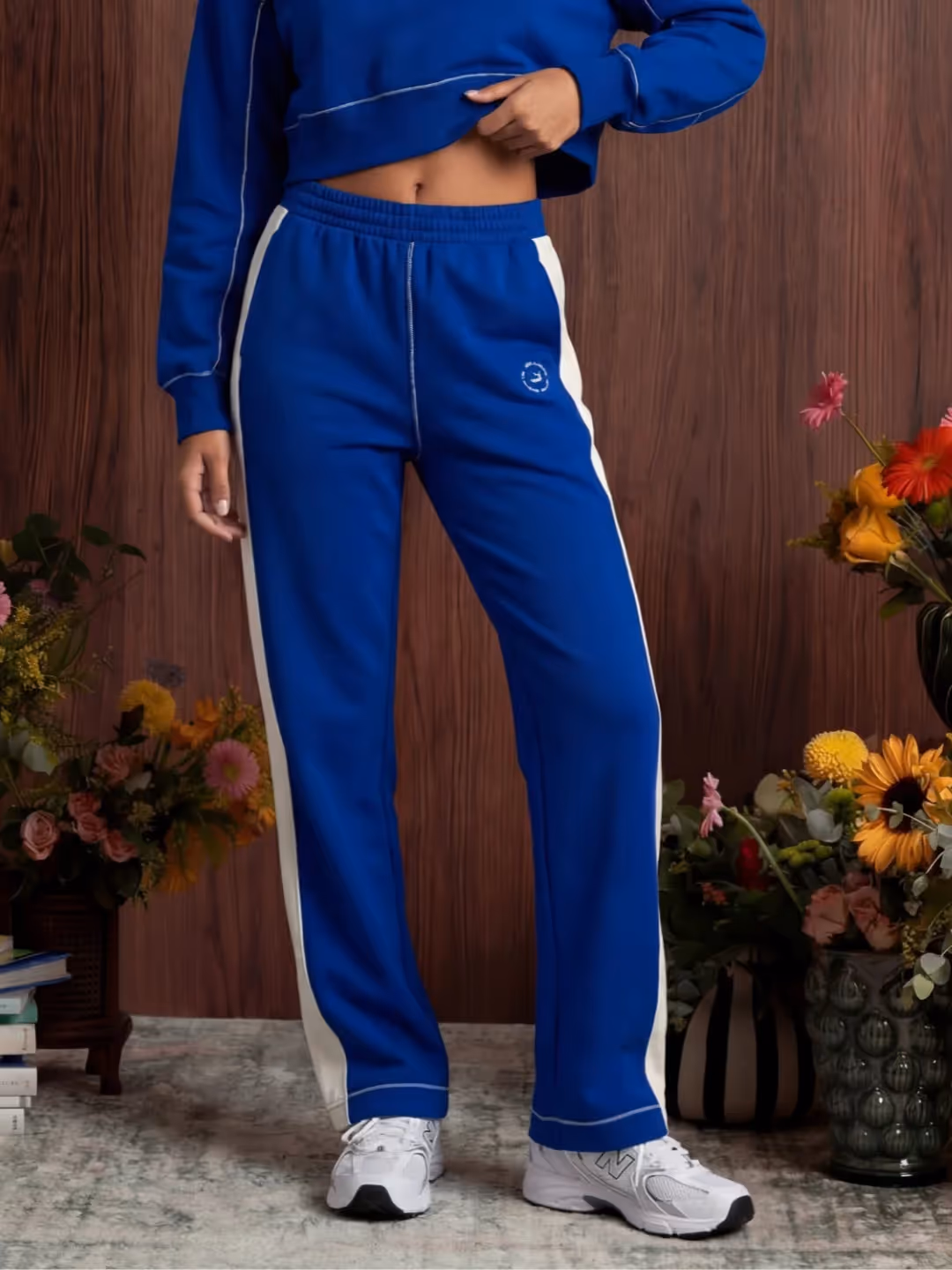 Royal Blue Straight Leg Sweatpants image 3