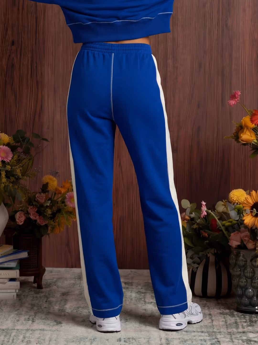 Royal Blue Straight Leg Sweatpants image 4